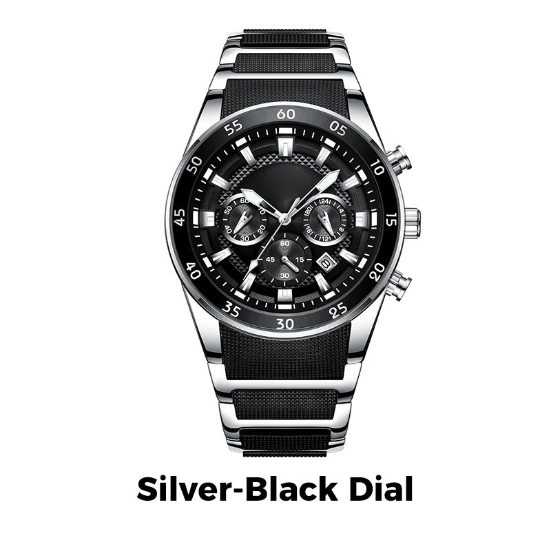 ๐Men's Waterproof Multifunctional Quartz Watch