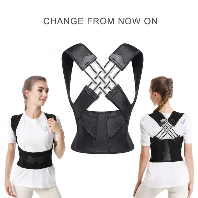 Adjustable Posture Support Brace For Women And Kids