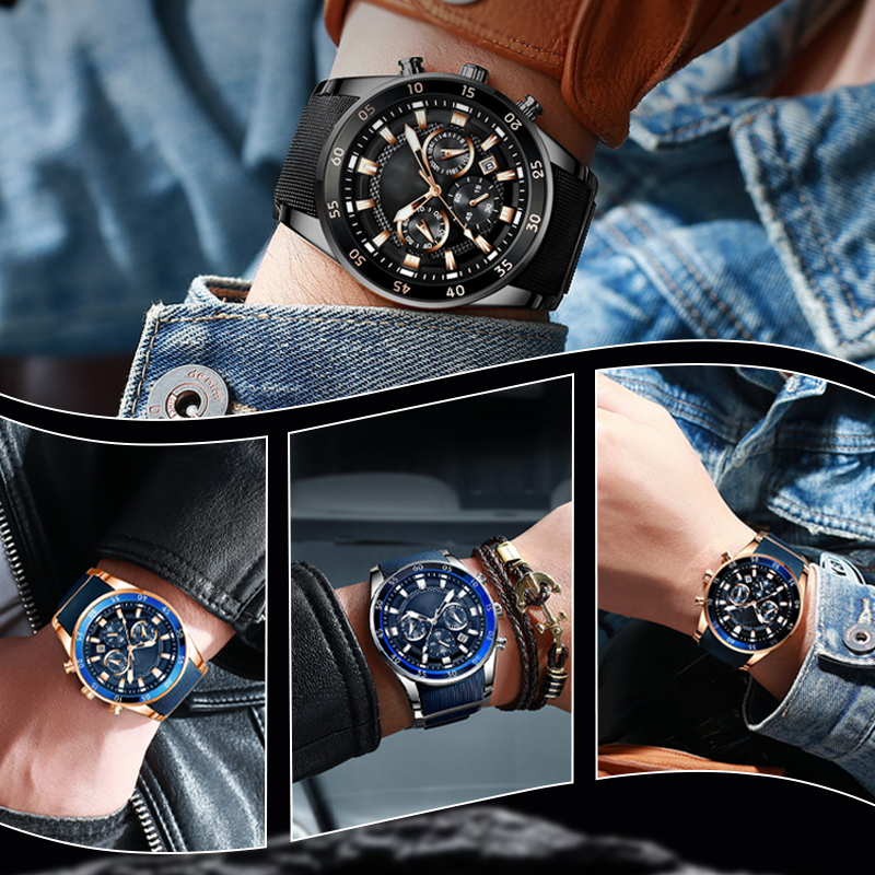 💎Men's Waterproof Multifunctional Quartz Watch