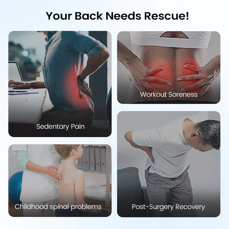 🔥 Magnetic Lumbar Stretcher – Acupressure Massage, Portable Design & Relieves Back Pain 🧘‍♂️✨