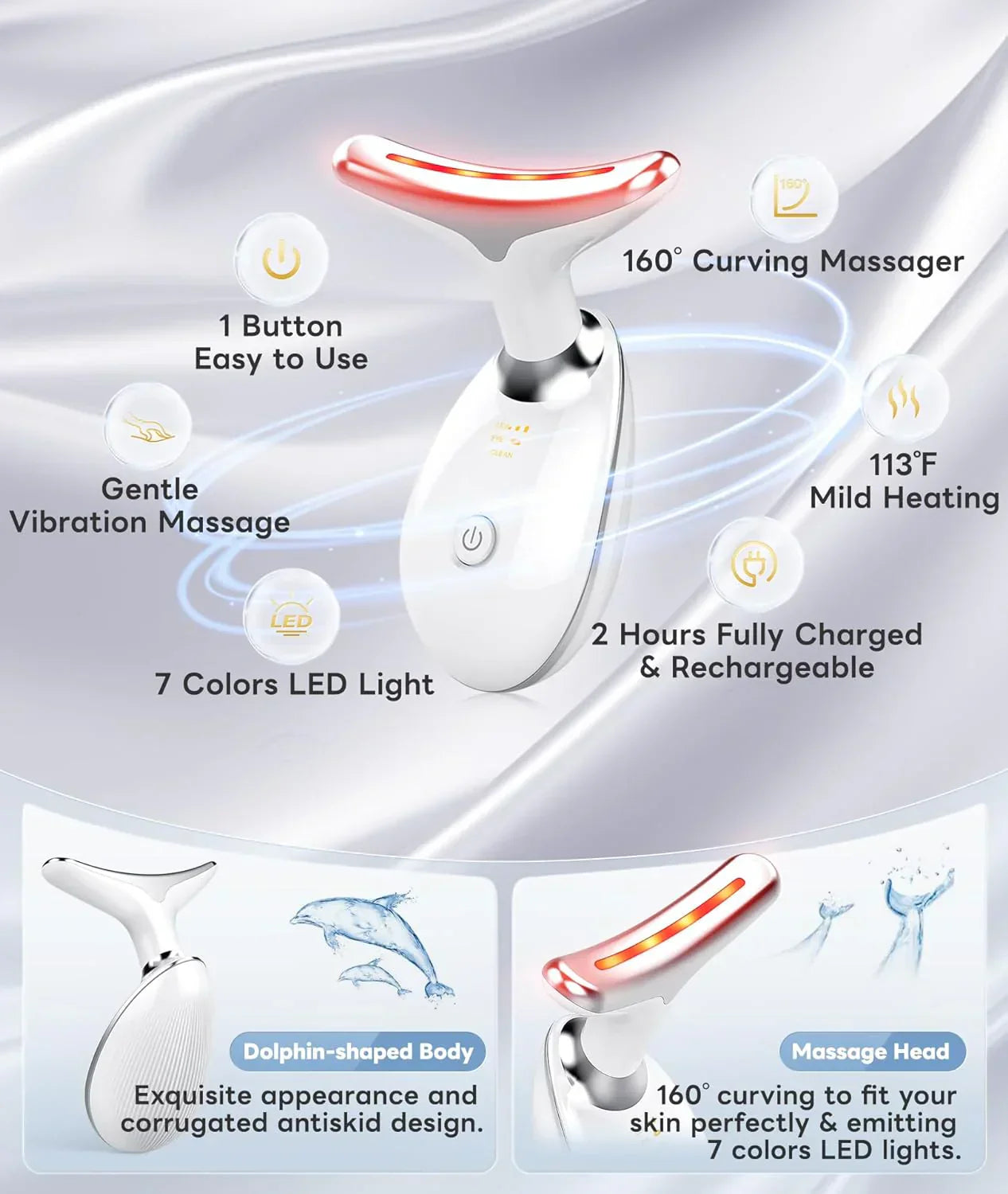 LumiGlow 7-Color LED Therapy Mask
