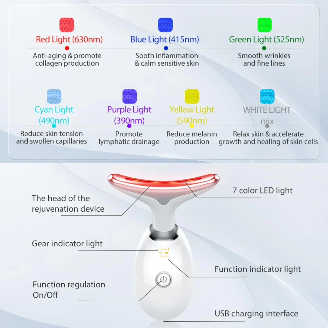 LumiGlow 7-Color LED Therapy Mask