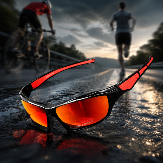 Fashion Sports Sunglasses Polarized UV Protection Personalized Glasses Round Frame Metal Men's And Women's UV400 Eyewear
