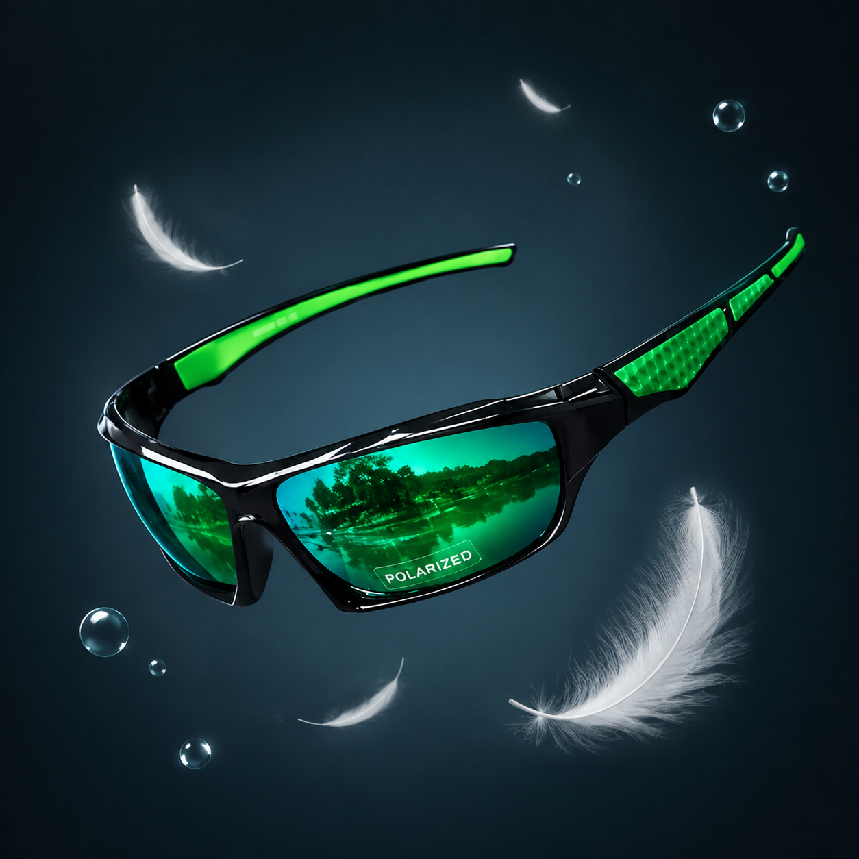 Fashion Sports Sunglasses Polarized UV Protection Personalized Glasses Round Frame Metal Men's And Women's UV400 Eyewear