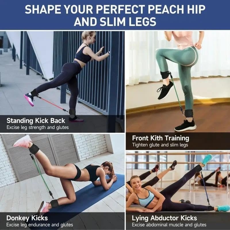 5-Pack Ankle Resistance Band Set