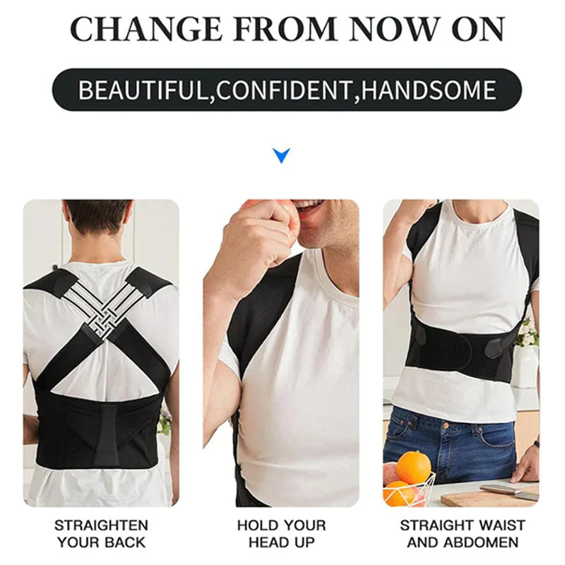 Adjustable Posture Support Brace For Women And Kids