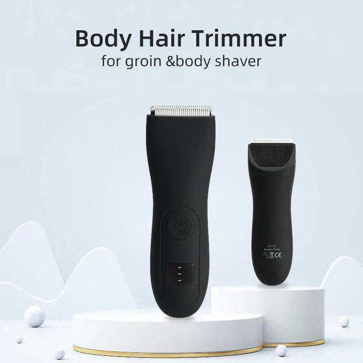 Rechargeable Body Hair Trimmer for Men & Women with Bikini Line Attachment