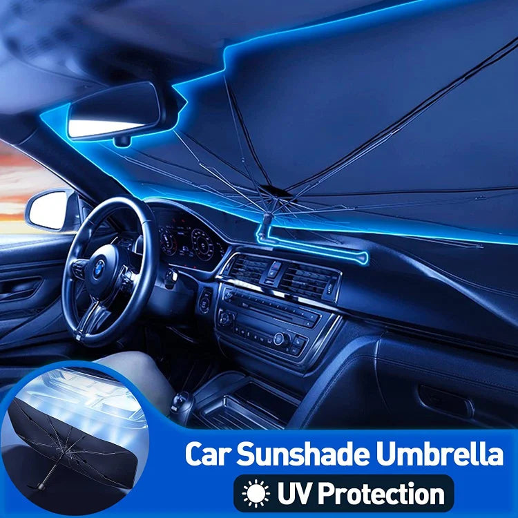 💥LAST DAY SALE 50%OFF💥🌈Car Windshield Sun Shade Umbrella - Foldable Car Umbrella Sunshade Cover UV Block Car Front Window (Heat Insulation Protection) for Auto Windshield Covers Most Cars